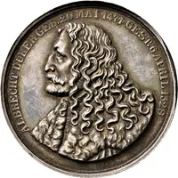Medal - Erection of the Albrecht Dürer memorial in Nürnberg