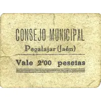2 Pesetas Pegalajar