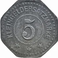5 Pfennig - Augsburg Maschinenfabrik Augsburg-Nürnberg