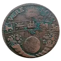 Jeton - Dix-Sept Provinces des Pays-Bas Inauguration de la Reine en Espagne 1650