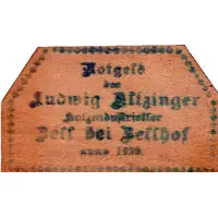 10 Heller Zell bei Zellhof, Ludwig Altzinger