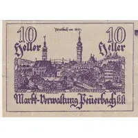 10 Heller Peuerbach, Markt-Verwaltung Peuerbach