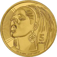 5 Euro Simone de Oliveira, Gold