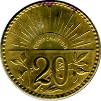 20 Centimes - Coopérative Alimentaire - Beaucourt [90]