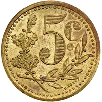 5 Centimes Alger Chamber of Commerce, Essai