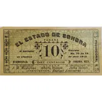 10 Centavos El Estado de Sonora