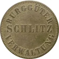 50 Pfennig - Schlitz Burggüter Verwaltung