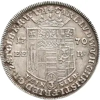 1/3 Thaler - Charles Louis and Henry Christian Frederick