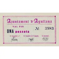 1 Peseta Agullana
