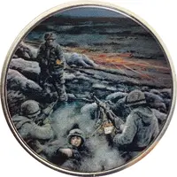 Medal Battle of Mount Longdon, Silver plated