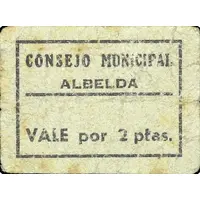 2 Pesetas Albelda