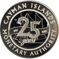 1 Dollar - Elizabeth II 25th Anniversary Monetary Authority