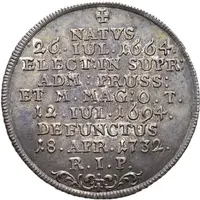 1/4 Thaler - Francis Louis of Pfalz-Neuburg Death