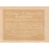 20 Heller Steinakirchen