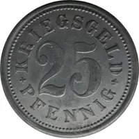 25 Pfennig - Burgsteinfurt