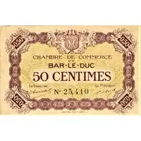 50 Centimes - Chambre de Commerce de Bar-le-Duc 55