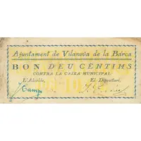 10 Céntimos Vilanova de la Barca