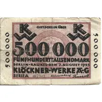 500 000 Mark Klöckner-Werke
