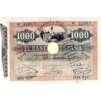 1000 Reales de Vellón Banco de España