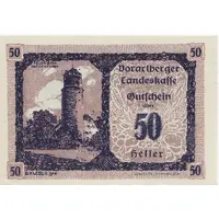 50 Heller Vorarlberg