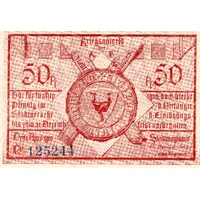 50 Pfennig Red-brown