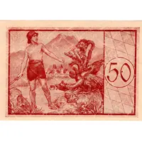 50 Pfennig Red-brown