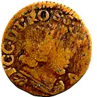 1 Denier, 1 Pfennig - Ferdinand Charles Type 3