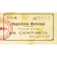 25 Céntimos Dénia