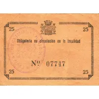 25 Céntimos Pedro Muñoz