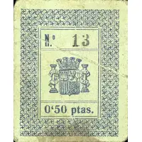 0.50 Pesetas Bélgida