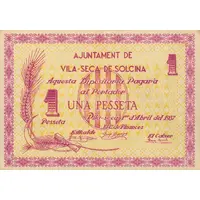 1 Peseta Vila-seca de Solcina
