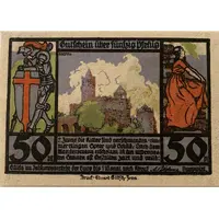 50 Pfennig Rudelsburg