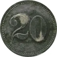 20 Pfennig - Darmstadt Gefangenenlager