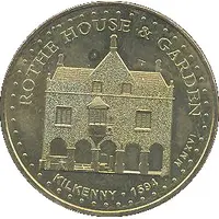 Monnaie de Paris Tourist Token - Hibernia Collection Kilkenny - Rothe house and Garden