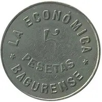 5 Pesetas - La Economica Bagurense