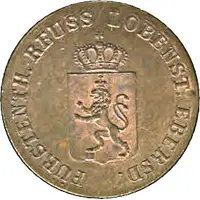 1 Pfennig - Henry LXXII