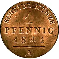 1 Pfennig - Henry LXXII