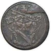 1 Quattrino - Alexander VIII Saint Peter, no obverse legend