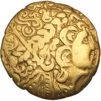 Stater bust facing right