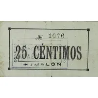 25 Céntimos Jalón