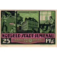 25 Pfennig green issue