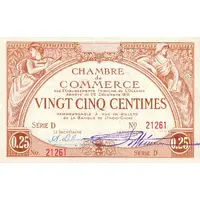 25 Centimes Chambre de Commerce