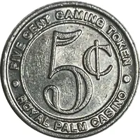 Token - 5 Cents Royal Palm Casino