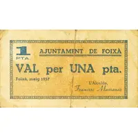 1 Peseta Foixà