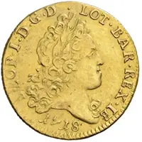 1/2 Gold Leopold - Leopold I shield with 3 alerions