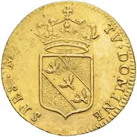 1/2 Gold Leopold - Leopold I shield with 3 alerions