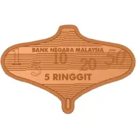 5 Ringgit Kilang Wang Bank, Gasing