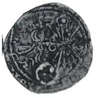 1 Real 'Bamba' - Philip V Countermarked on 1 Real of Joanna and Charles I