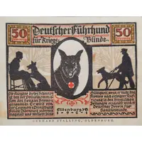 50 Pfennig Deutscher Verein für Sanitätshunde
