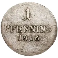 1 Pfenning - Maximilian I Joseph